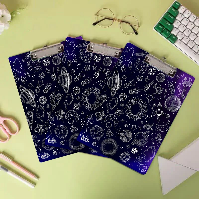 عکس شماره 9 : تخته شاسی مستر راد طرح کهکشانی مدل تحصیلی کد fiory 2374 سایز a4