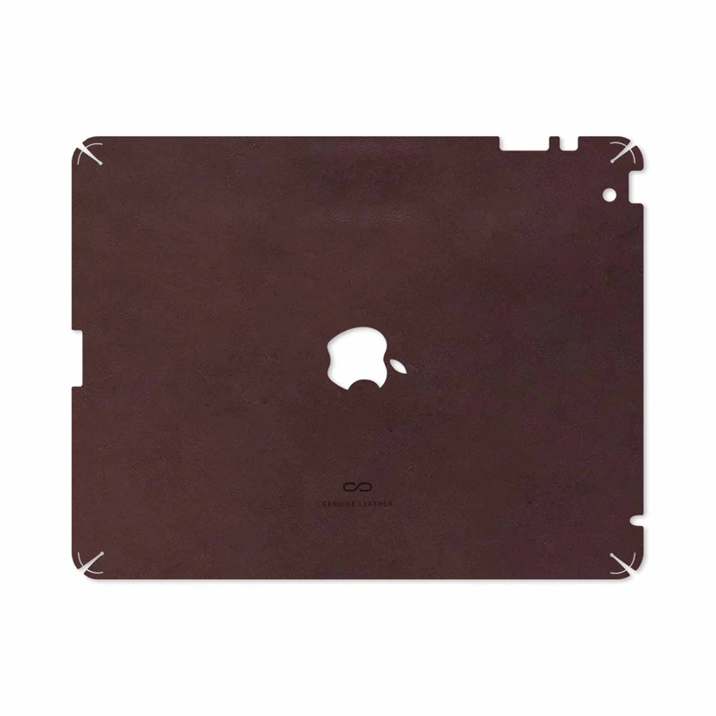 برچسب پوششی ماهوت مدل Matte-Dark-Brown-Leather مناسب برای تبلت اپل iPad 2 2011 A1396