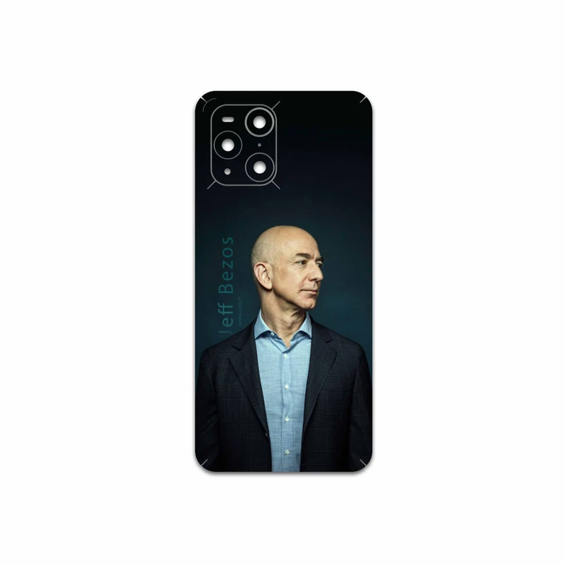 برچسب پوششی ماهوت مدل Jeff-Bezos مناسب برای گوشی موبایل اپو Find X3 Pro