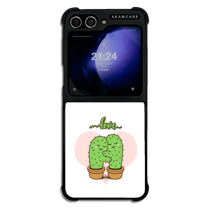 کاور آکام مدل AMCWSGZFLIP5-CACTUS15 مناسب برای گوشی موبایل سامسونگ Galaxy Z Flip 5