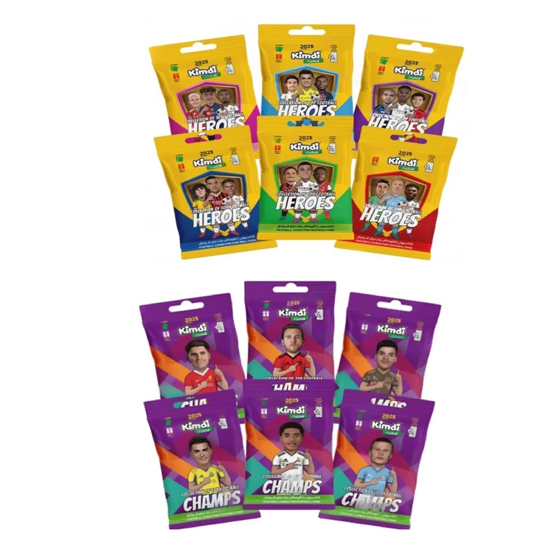 اسباب بازی شانسی کیمدی مدل میکس 2025 هیروز و چمپس مجموعه 12 عددی