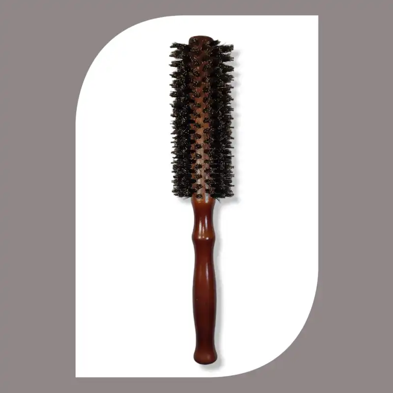 برس مو مدل چوبی گرد