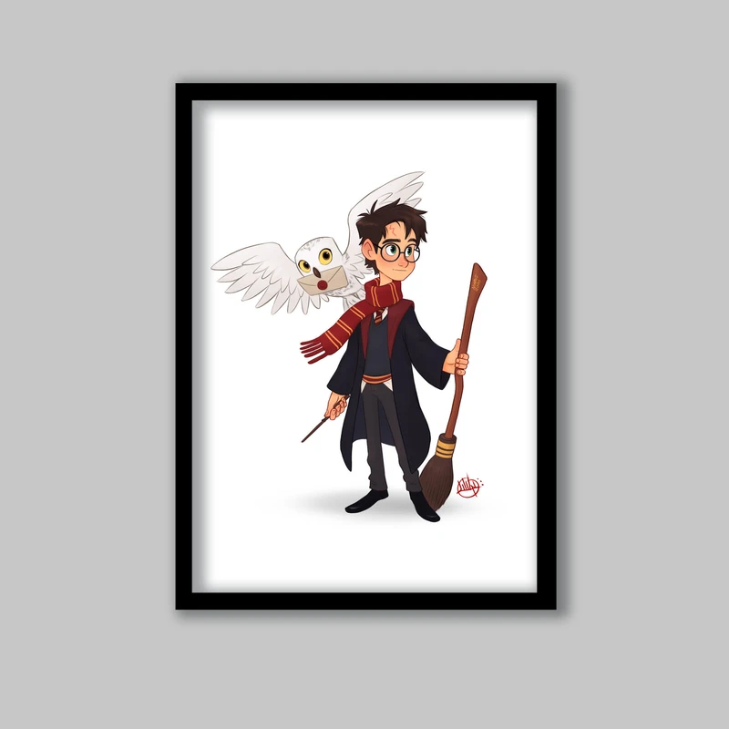 تابلو لیلیان طرح هری پاتر کد LA-G11420-2 