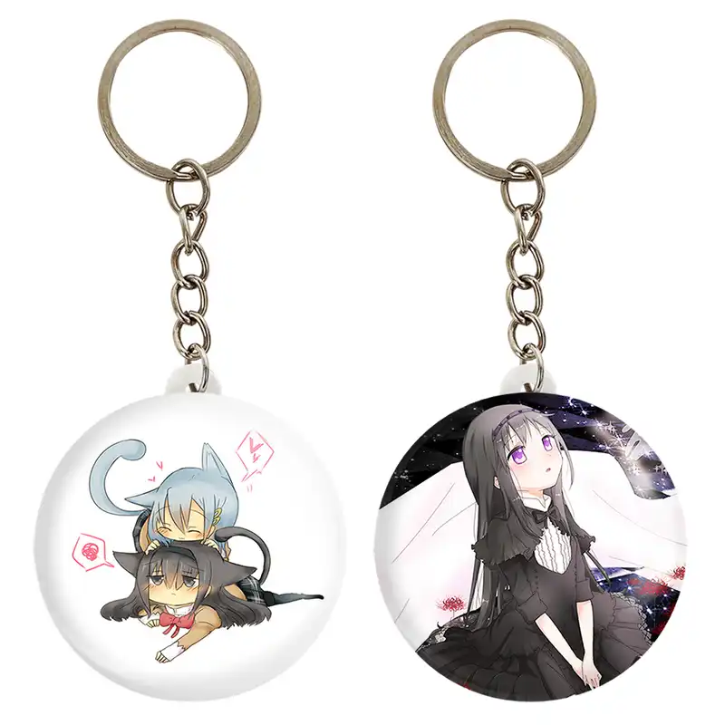 جاکلیدی خندالو مدل سایاکا و همورا انیمه مجیک مادوکا کد 1839318397 مجموعه 2 عددی