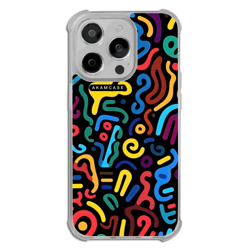 کاور آکام مدل AMC-WTA14PRO-DOODLE20 مناسب برای گوشی موبایل اپل iPhone 14 Pro