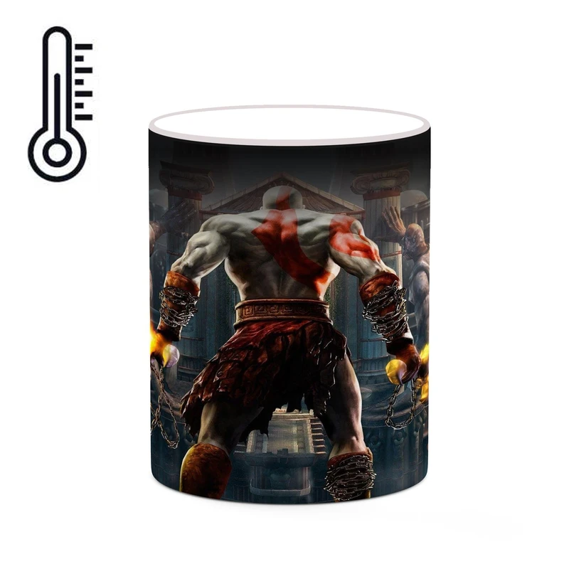 ماگ حرارتی کاکتی طرح گاد آف وار God Of War مدل mgh40752