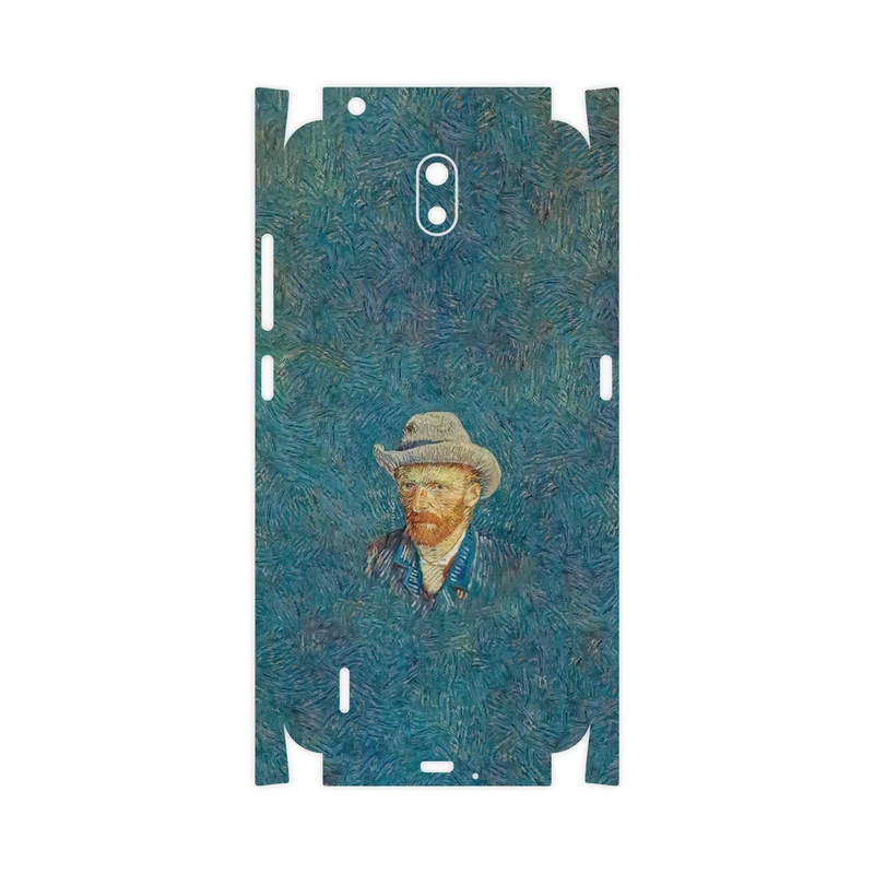 برچسب پوششی ماهوت مدل Self portrait with a gray felt hat-FullSkin مناسب برای گوشی موبایل نوکیا C1