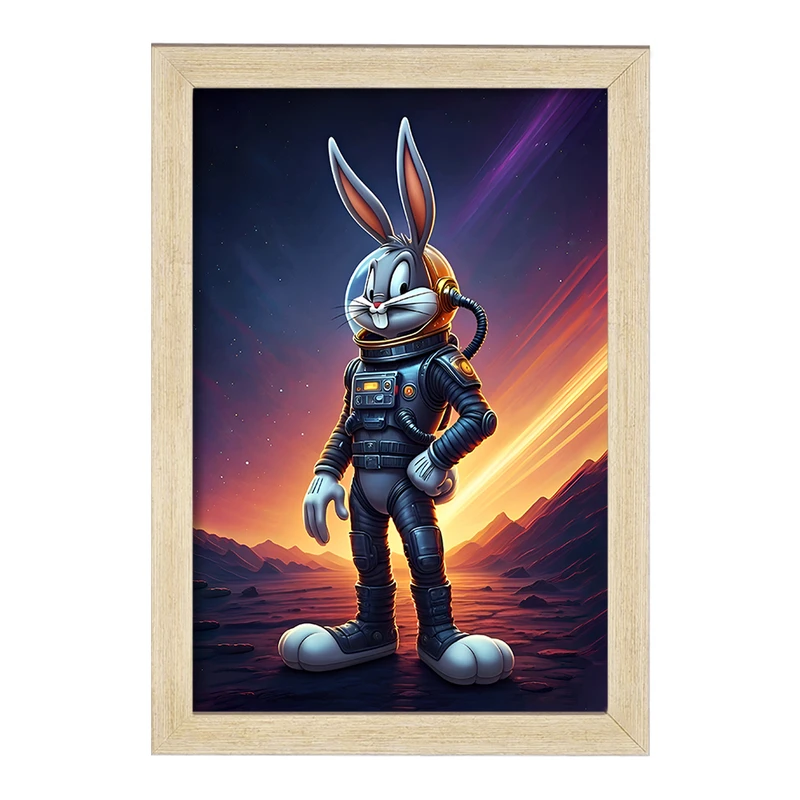 تابلو خندالو مدل باگز بانی فضانورد کد F11748