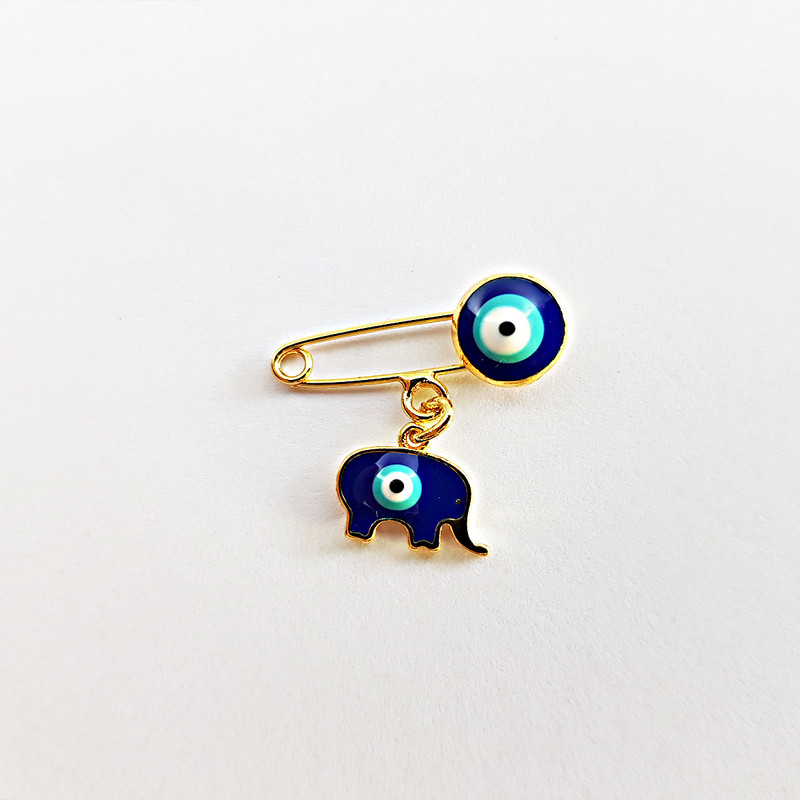 سنجاق سینه دخترانه مدل چشم زخم سنجاق سینه دخترانه مدل چشم زخم