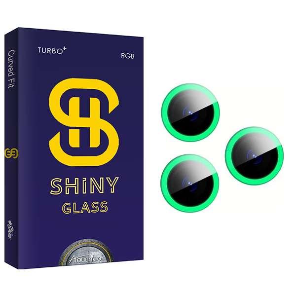محافظ لنز دوربین آتوچبو مدل Shiny GlassBLACKLIGHT مناسب برای گوشی موبایل اپل iPhone 13 pro max