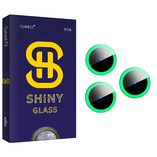 محافظ لنز گوشی آتوچبو مدل Shiny GlassBLACKLIGHT مناسب برای گوشی موبایل اپل iPhone 13 pro