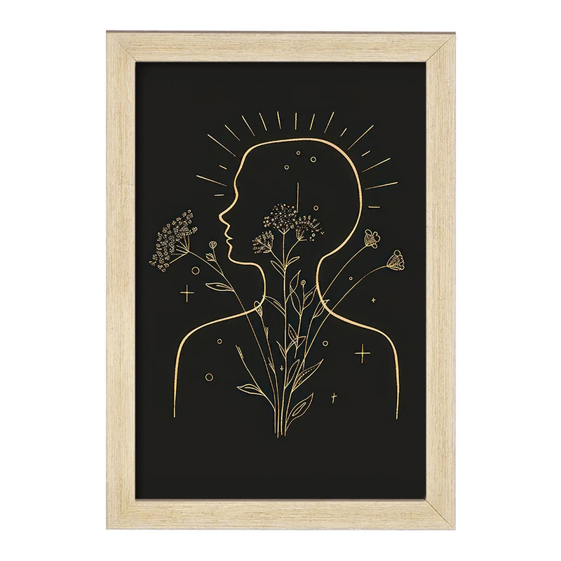 تابلو خندالو مدل دخترانه مینیمال کد F3094