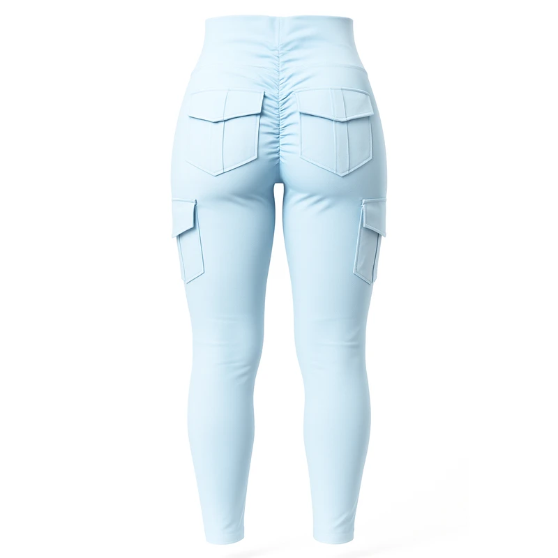 عکس شماره 3 : لگینگ ورزشی پشت-چین-دار زنانه مدل powercargo