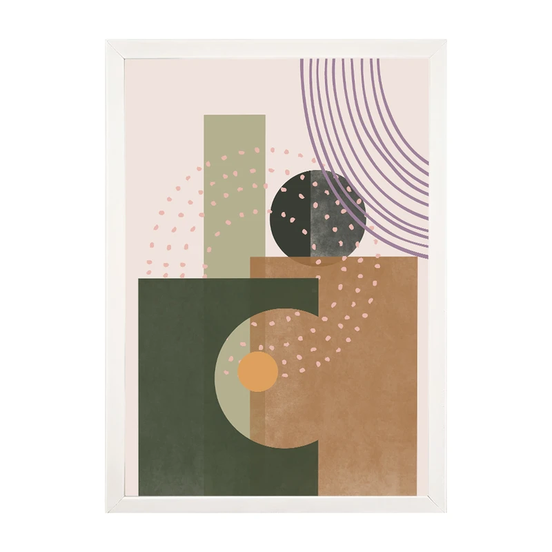 تابلو مدل دیواری طرح انتزاعی مینیمال کد EA-1108