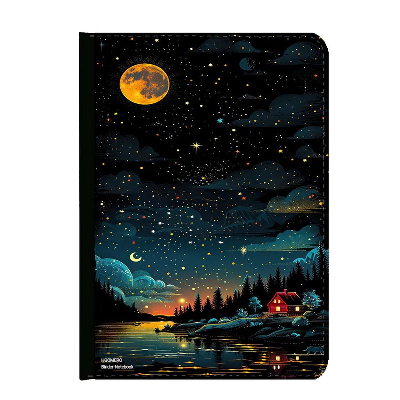 کلاسور هومرو مدل KL150 طرح فانتزی آسمان شب پر ستاره 