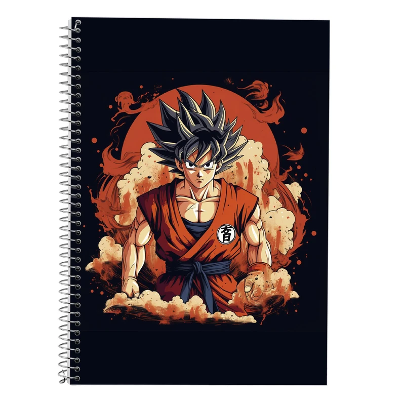 دفتر زبان 50 برگ مدوپد مدل سه خط طرح Naroto کد DF11151