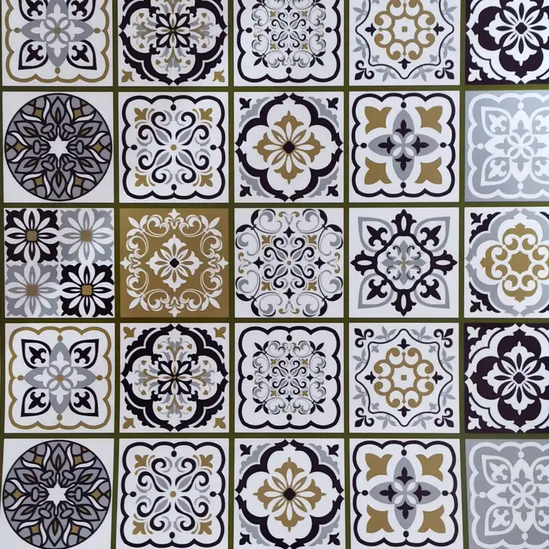 برچسب کابینت طرح کاشی مدل K_517 یوروفیکس