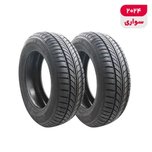 لاستیک خودرو رادیال یزد تایر مدل اورانوس با کاربری سواری و سایز رینگ 15 اینچ، فاق 65 درصد پهنا و پهنای 185 میلی‌متر، شاخص تحمل وزن 88 و شاخص سرعت H (حداکثر سرعت 210 کیلومتر بر ساعت)، ساخت ایران، دارای تایر تیوبلس و تکنولوژی رادیال، 2 حلقه
