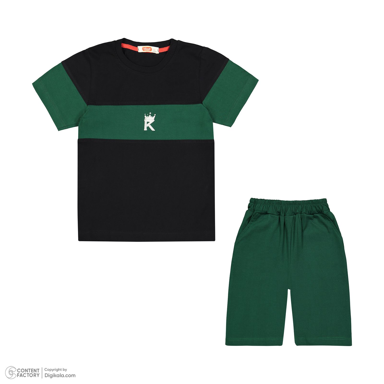 ست تی شرت و شلوارک پسرانه مادر مدل Arta-02 - - 13