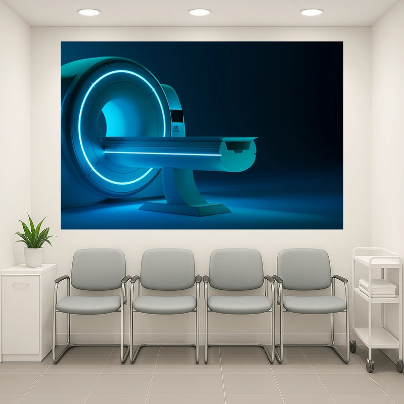 تابلو بوم طرح مخمل دستگاه ام ار ای مدل پزشکی کد AR3058657