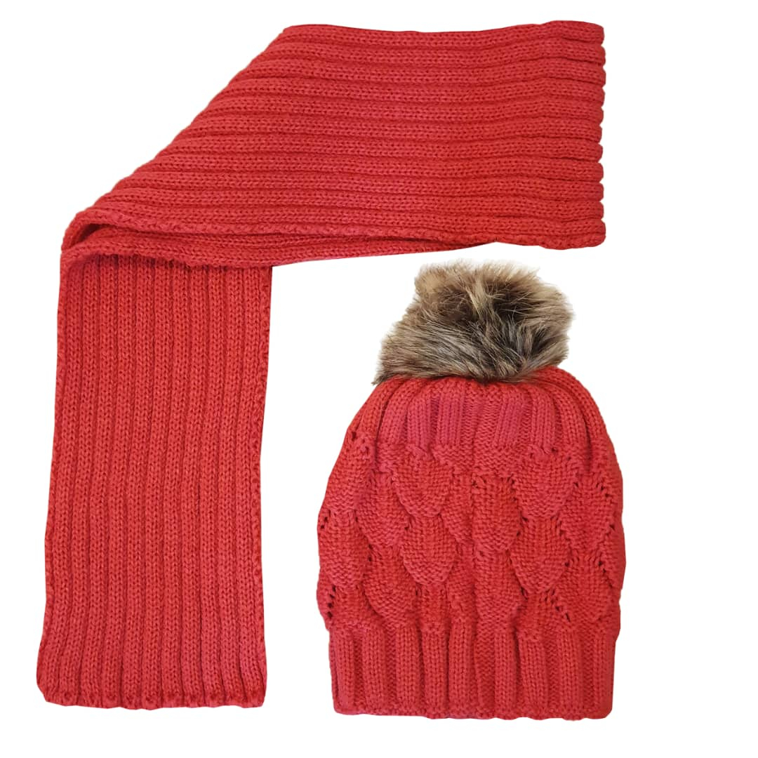 ست کلاه و شال گردن بچگانه مدل sh4