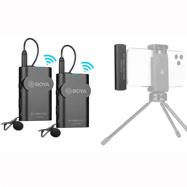 میکروفن بی سیم بویا مدل WM4 PRO K4مجموعه 3 عددی