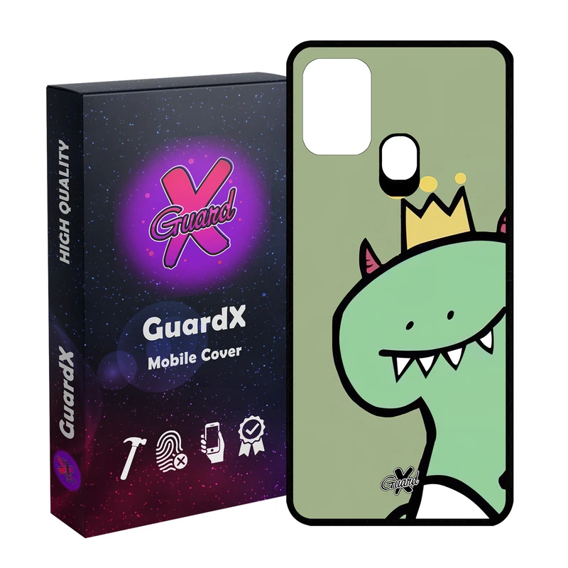 کاور گارد ایکس طرح نقاشی مدل Glass10463 مناسب برای گوشی موبایل سامسونگ Galaxy M31 / M31 Prime / F41