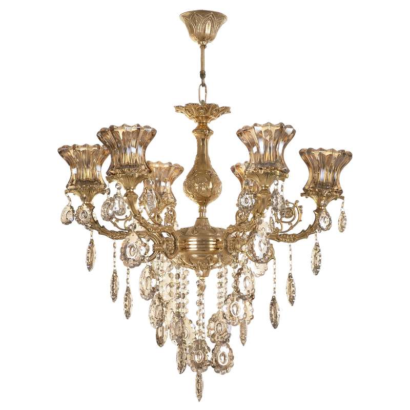 لوستر 6 شعله شاهان تک کد B/8028