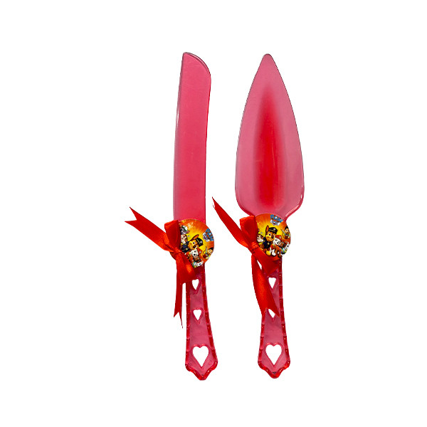 کارد و کفگیر کیک مدل سگهای نگهبان کد PawCuttingCake4