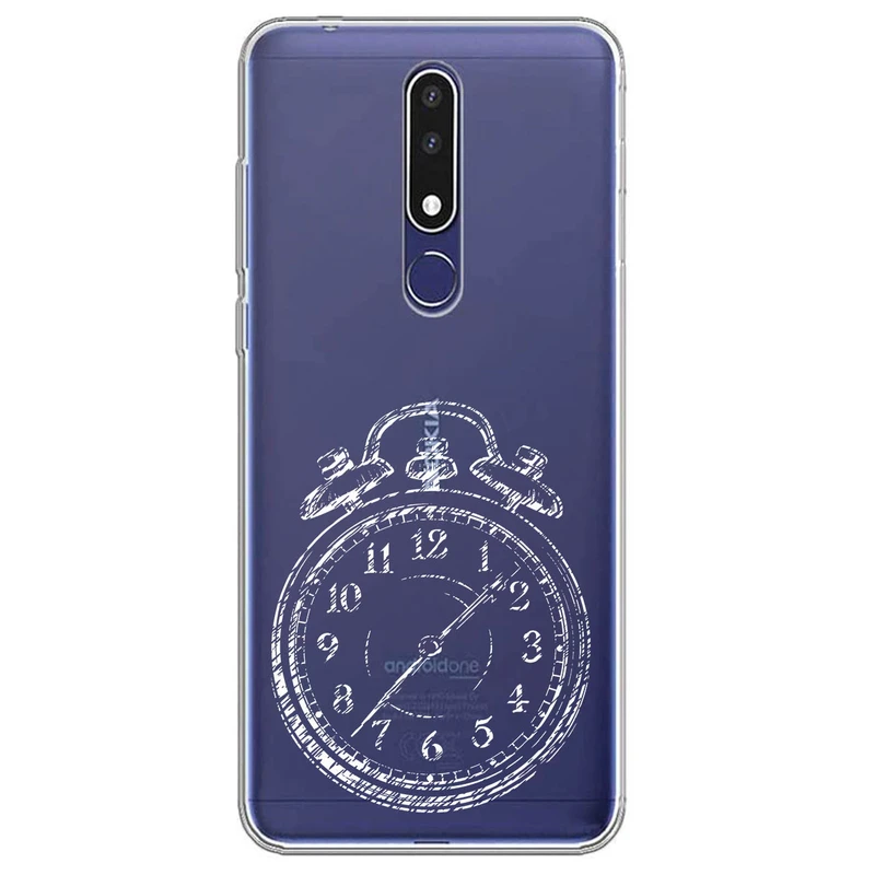 کاور مگافون طرح ساعت مدل C64-W مناسب برای گوشی موبایل نوکیا 3.1 Plus 