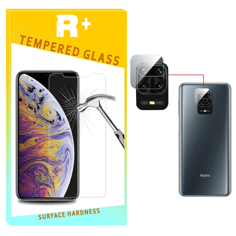 محافظ لنز دوربین آرپلاس مدل شیشه ای مناسب برای گوشی موبایل شیائومی Redmi 9S