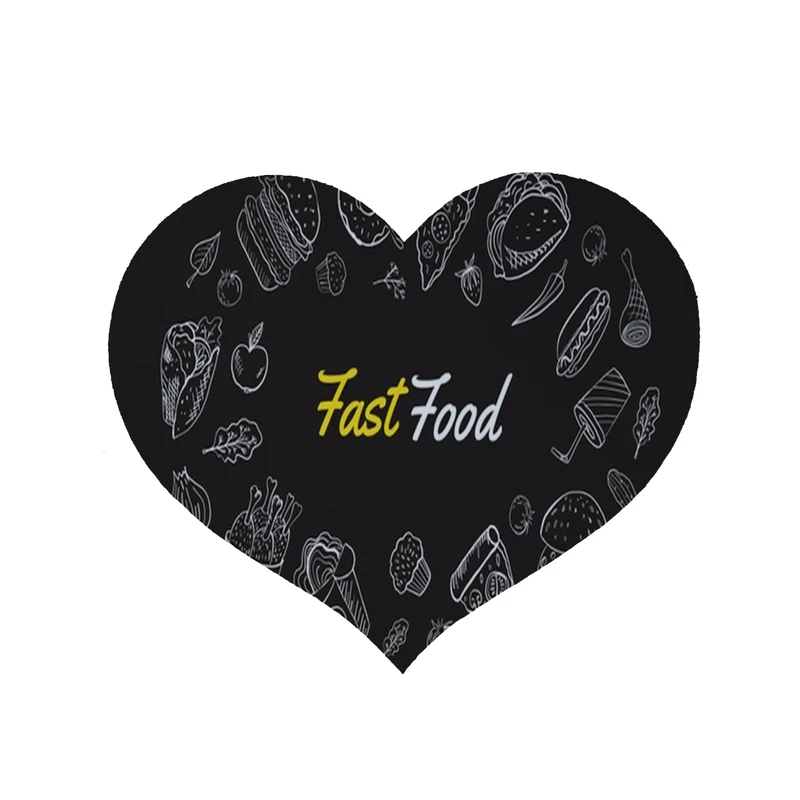   پادری مدل قلب طرح آشپزخانه کد 8253 سایز 90 × 90 سانتی متر