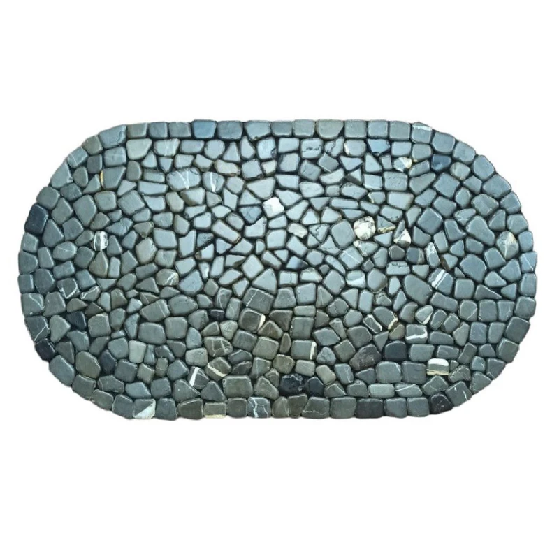 پادری طرح سنگی مدل بیضی سایز 75x45 سانتی متر