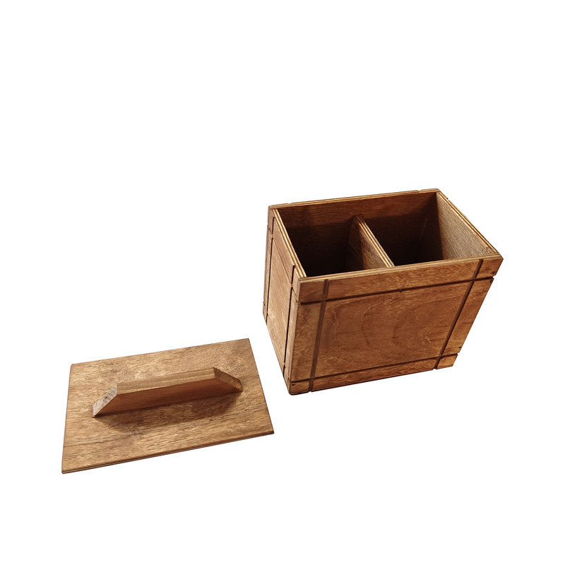 بانکه مدل چوبی طرح دو خانه