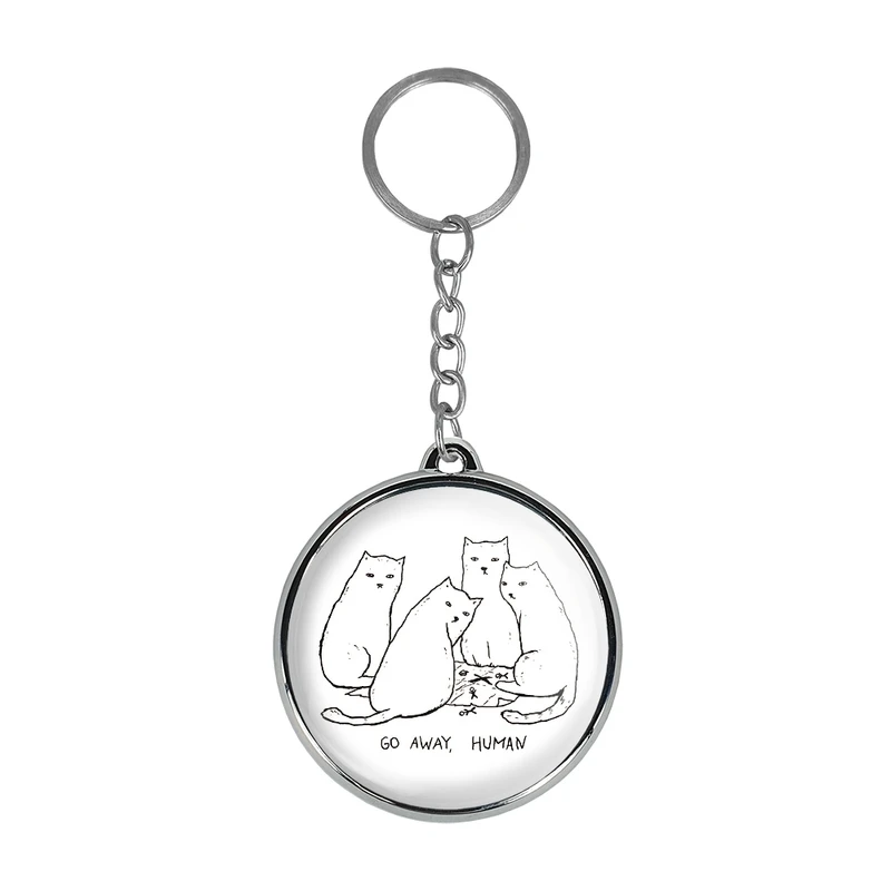 جاکلیدی خندالو طرح گربه های مشکوک مدل دوطرفه کد 2929929300