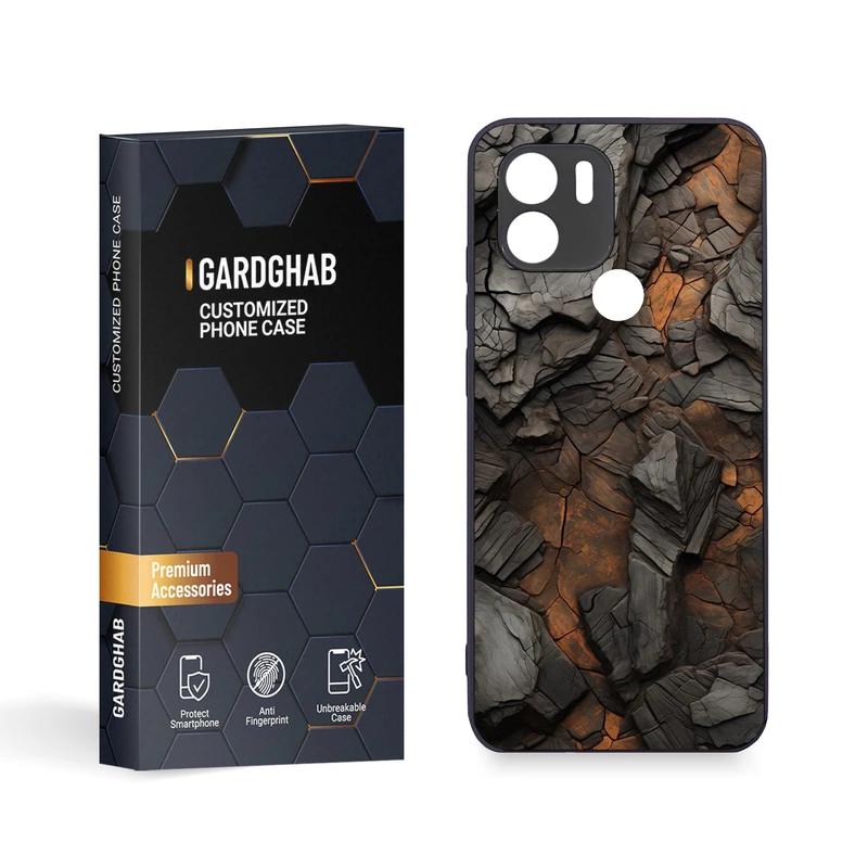 کاور گارد قاب مدل سنگی مناسب برای گوشی موبایل شیائومی Redemi A1 Plus/Poco  C51