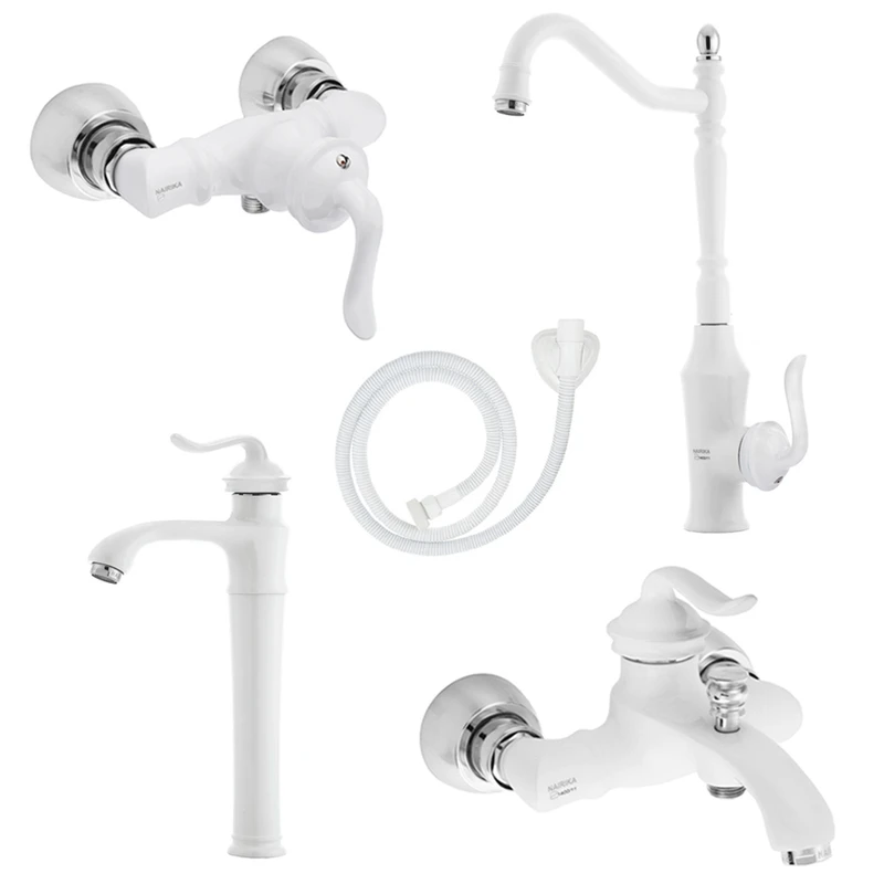 ست شیرآلات نایریکا مدل هلن  کد WK-B02 مجموعه 5 عددی