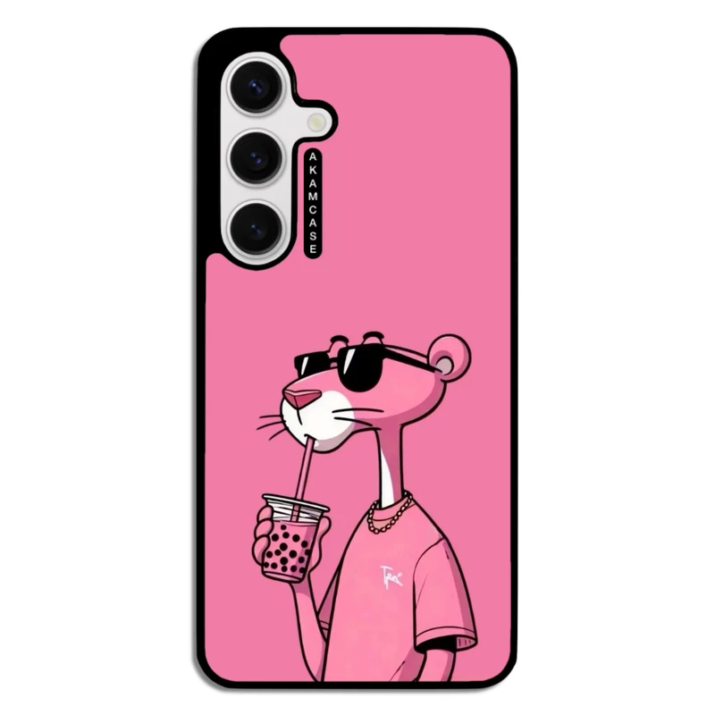 کاور آکام مدل AMC-WSGS24-PINK PANTHER12 مناسب برای گوشی موبایل سامسونگ Galaxy S24