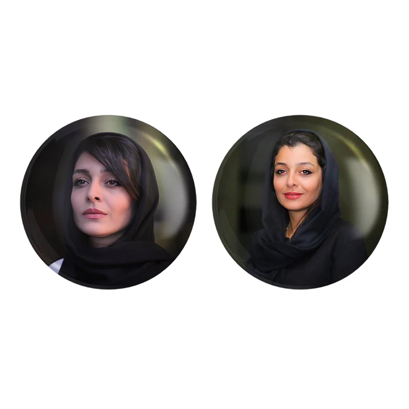 مگنت خندالو مدل ساره بیات کد 62826281 مجموعه 2 عددی