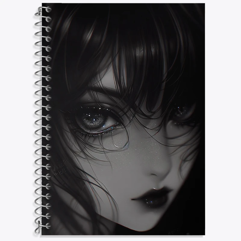 دفتر زبان 50 برگ خندالو مدل دو خط طرح دخترانه کد N1673