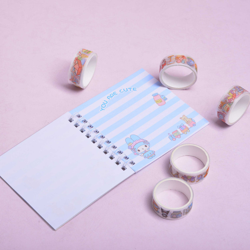 بسته لوازم تحریر مدل ملودی و کرومی بسته 6 عددی