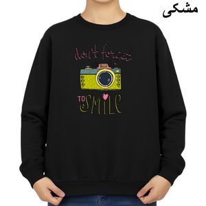 سویشرت زنانه مدل دوربین و لبخند کد v1 