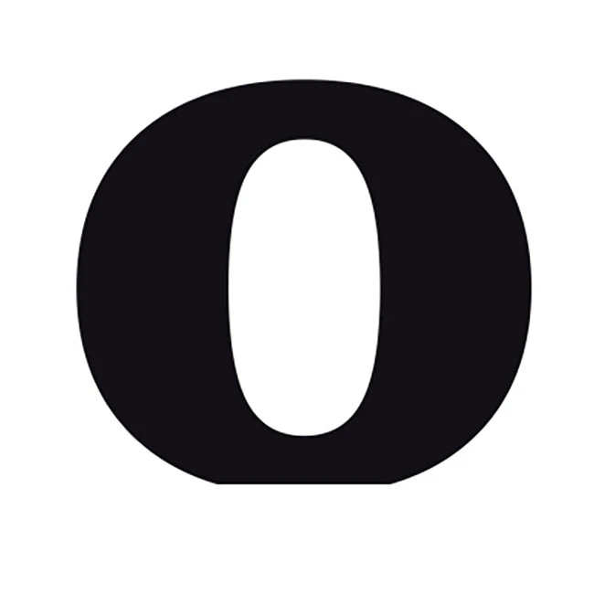 استند رومیزی تزیینی طرح حروف O مدل 45