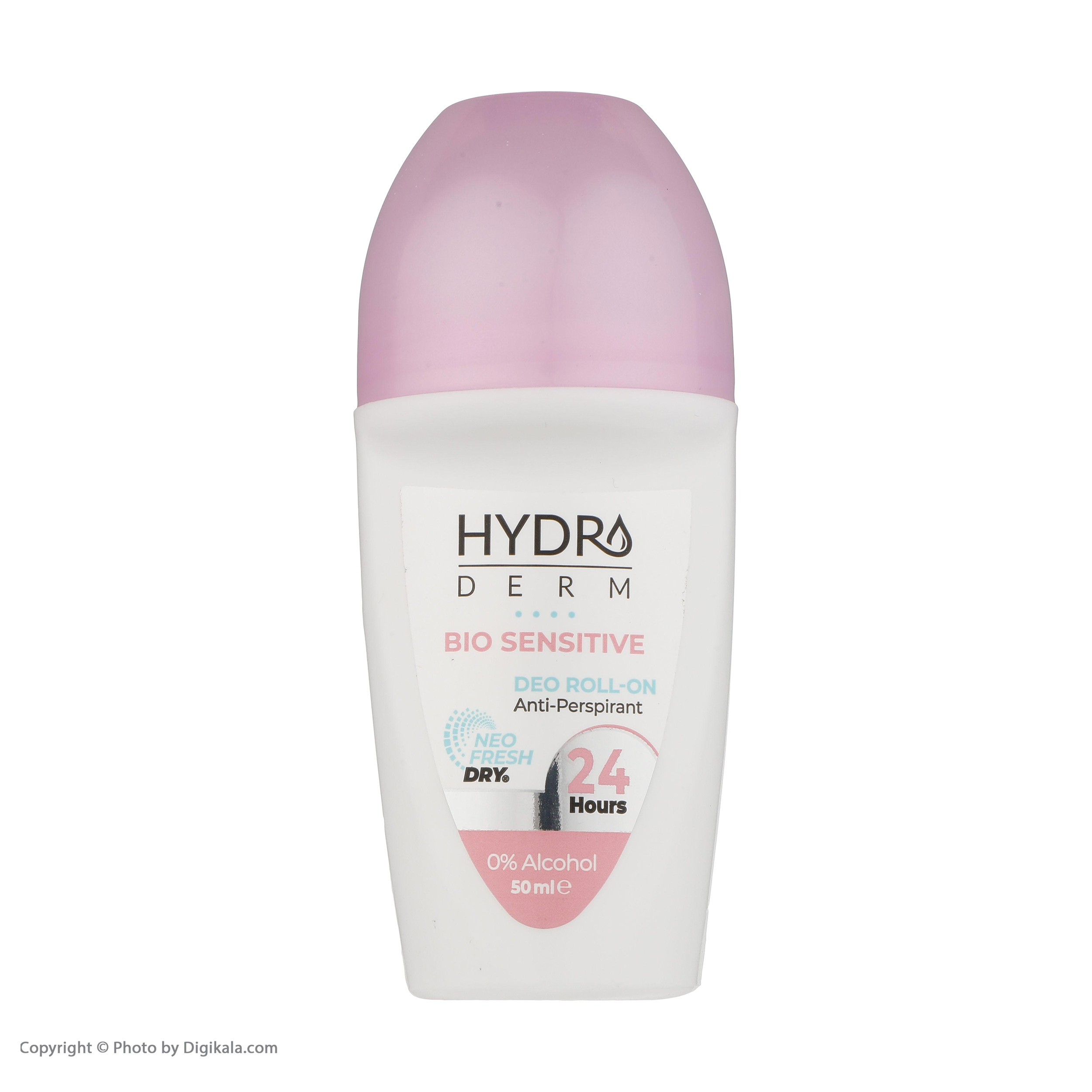 رول ضد تعریق زنانه هیدرودرم مدل Bio Sensetive حجم 50 میلی لیتر
