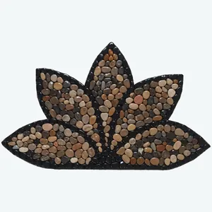 پادری طرح سنگی مدل نیم گل سایز 80x40 سانتی متر
