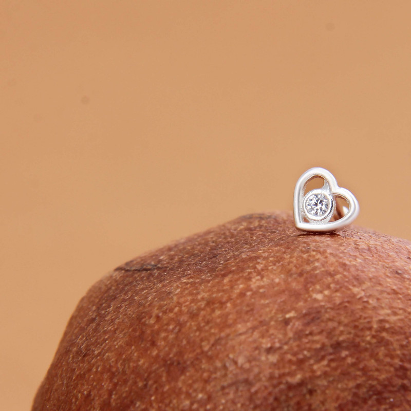 پیرسینگ نقره زنانه مدل فانتزی کد GZN_284