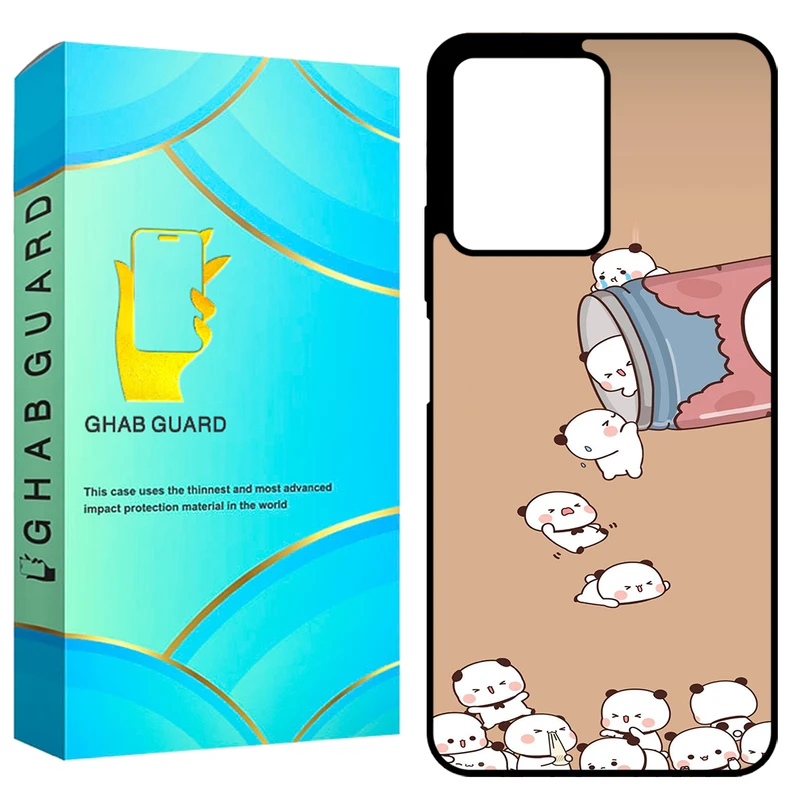 کاور قاب گارد طرح پاندا مدل GCHPN12 مناسب برای گوشی موبایل شیائومی Redmi Note 12 4G