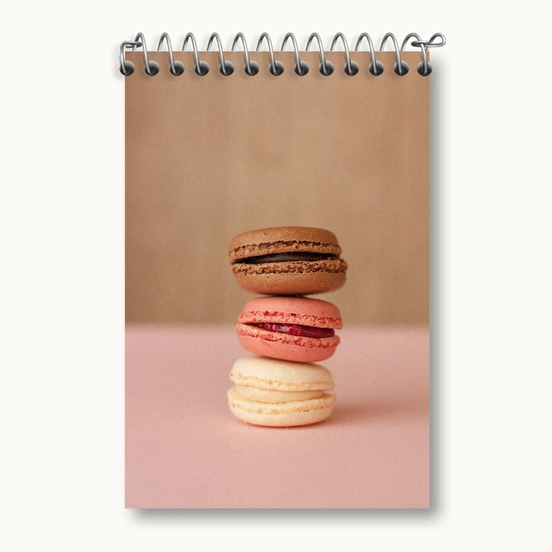 دفتر یادداشت 50 برگ خندالو مدل ماکارون کد F254