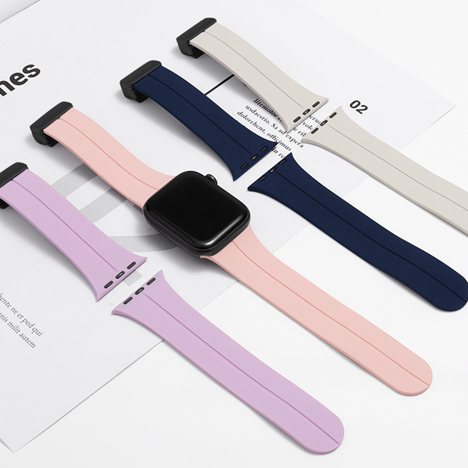 بند راینو مدل Magnetic D-Buckle مناسب برای اپل واچ الترا Watch Ultra 2