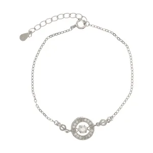 دستبند نقره زنانه گالری شمرون مدل BNG456S0